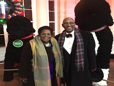 Dean Craig Jackson at the White House Christmas Party