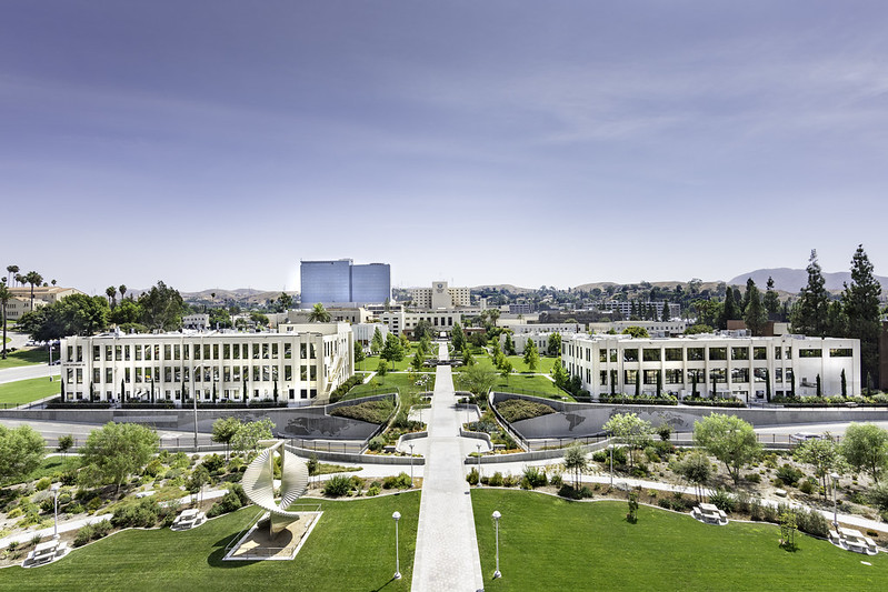 air view photo of llu campus