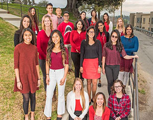 Nutrition & Dietetics students wear red 